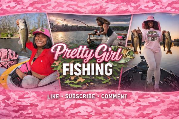 Pretty girl fishing